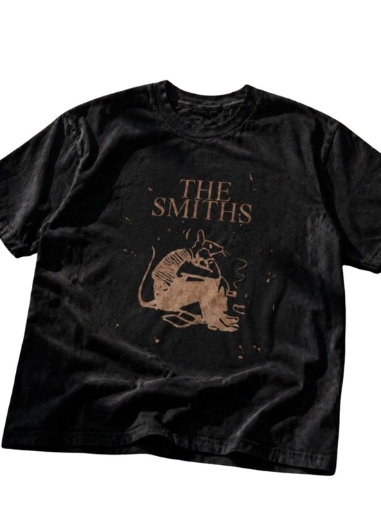 Gildan Other - Gildan Black T-Shirt with Brown The Smiths Print